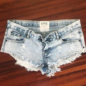 One teaspoon Jean shorts